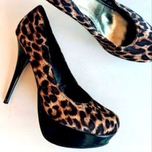 Jessica Paster Cheetah Platform Heels